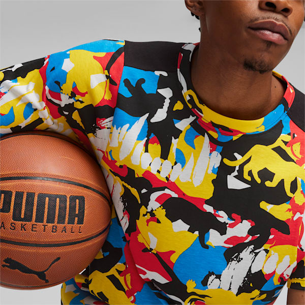 Winners Circle Men's Basketball T-shirt, PUMA Black, extralarge-IND