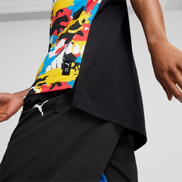 メンズ バスケットボール ウィナーズ サークル 半袖 Tシャツ, PUMA Black, extralarge-IND