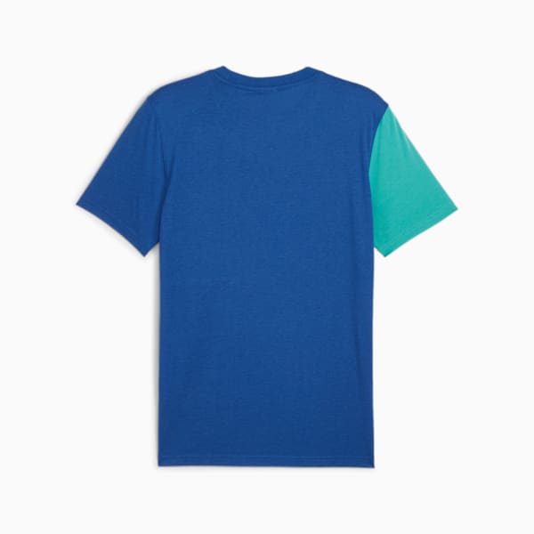 State Champs Men's Basketball T-shirt, Cobalt Glaze-Sparkling Green, extralarge-IND