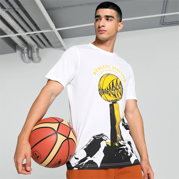 The Golden Ticket Men's Basketball T-shirt, PUMA White, extralarge-IND