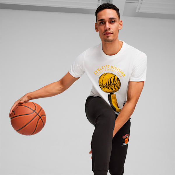 The Golden Ticket Men's Basketball T-shirt, PUMA White, extralarge-IDN