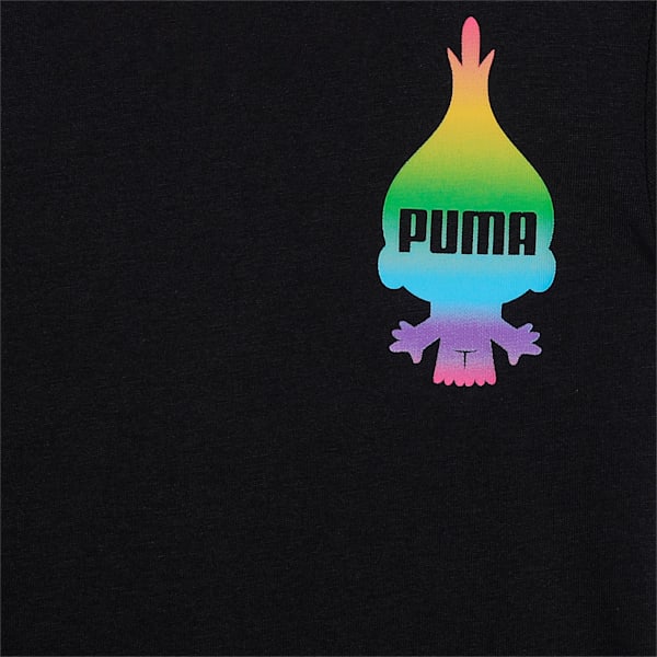 PUMA x TROLLS Kids' T-shirt, PUMA Black, extralarge-IND