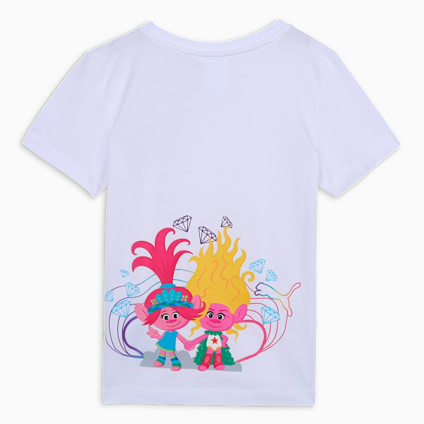 PUMA x TROLLS Kids' Tee, PUMA White, extralarge-IND