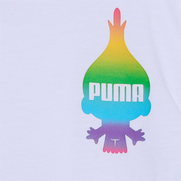 PUMA x TROLLS Kids' T-shirt, PUMA White, extralarge-IND