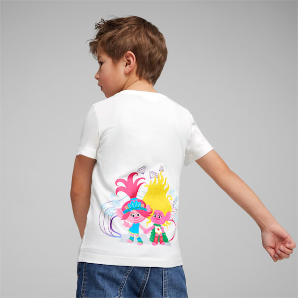 PUMA x TROLLS Kids' T-shirt, PUMA White, extralarge-IND