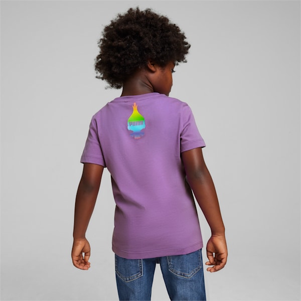 PUMA x TROLLS Kids' T-shirt, Ultraviolet, extralarge-IND