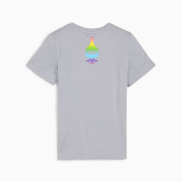PUMA x TROLLS Kids' T-shirt, Gray Fog, extralarge-AUS