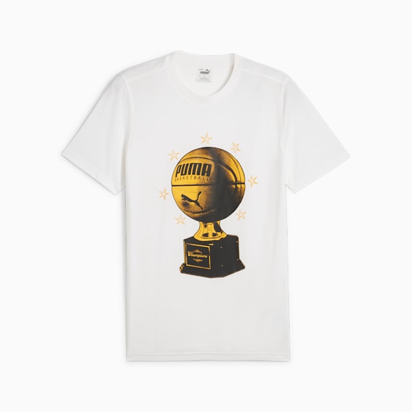 TSA Men's Basketball T-shirt, PUMA White, extralarge-IND