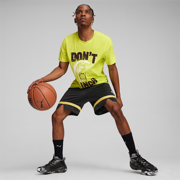 TSA Men's Basketball T-shirt, Lime Pow, extralarge-IND