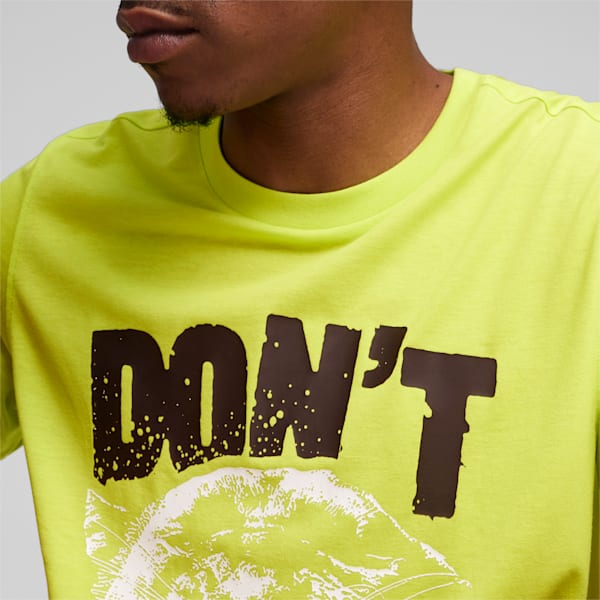 TSA Men's Basketball T-shirt, Lime Pow, extralarge-IND