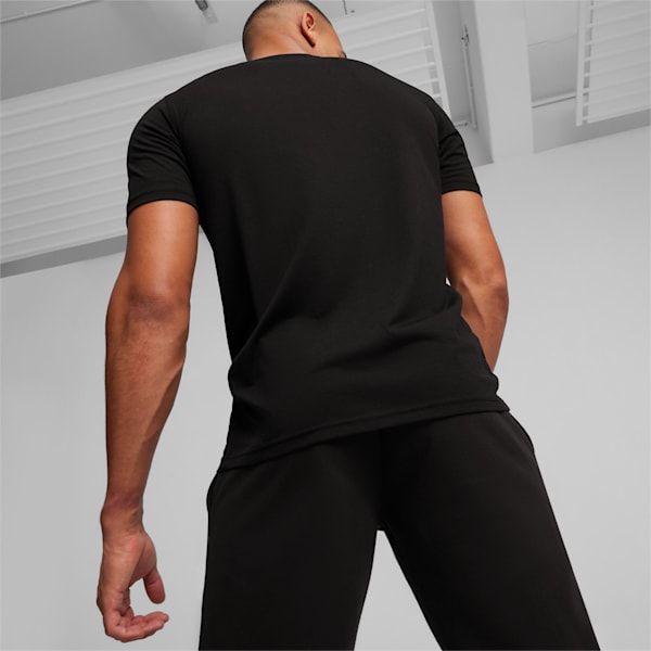 メンズ バスケットボール TSA 半袖 Tシャツ 6, PUMA Black, extralarge-IND