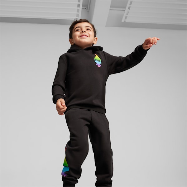 PUMA x TROLLS Kids' Hoodie, PUMA Black, extralarge-IND