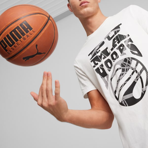 The Hooper Men's Basketball T-shirt, PUMA White, extralarge-IND