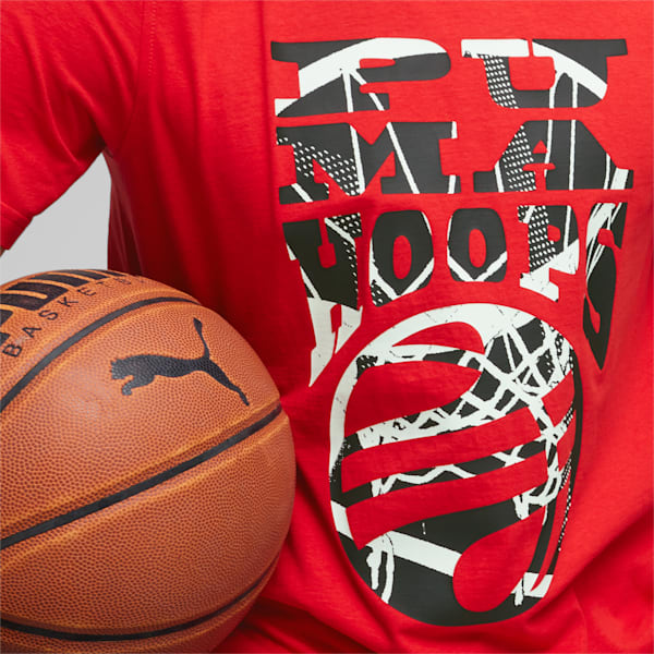 The Hooper Men's Basketball T-shirt, For All Time Red, extralarge-IND