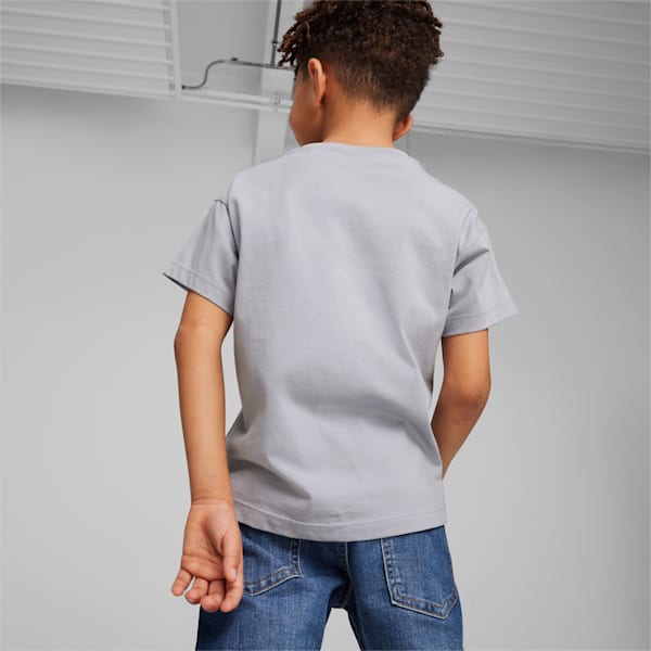 キッズ PUMA x トロールズ グラフィック 半袖 Tシャツ 104-164cm, Gray Fog, extralarge-IND