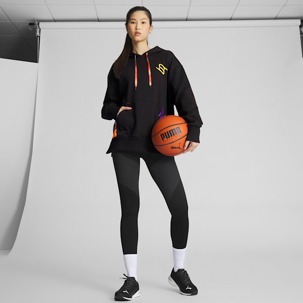 STEWIE x FIRE Women's BASKET Hoodie, Cheap Urlfreeze Jordan Outlet Black, extralarge