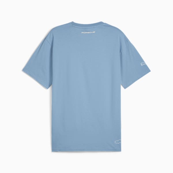 Playera estampada para hombre Porsche Legacy 924 Motorsport, Zen Blue, extralarge