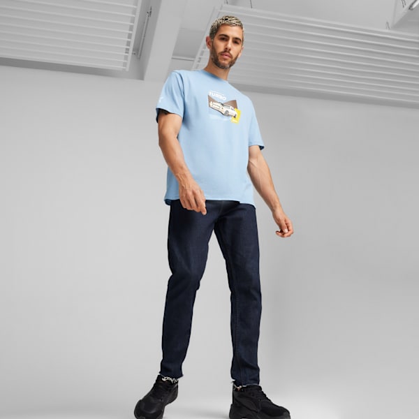 Playera estampada para hombre Porsche Legacy 924 Motorsport, Zen Blue, extralarge