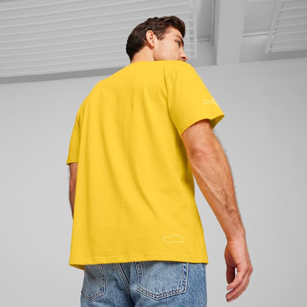 Playera estampada para hombre Porsche Legacy 924 Motorsport, Sport Yellow, extralarge