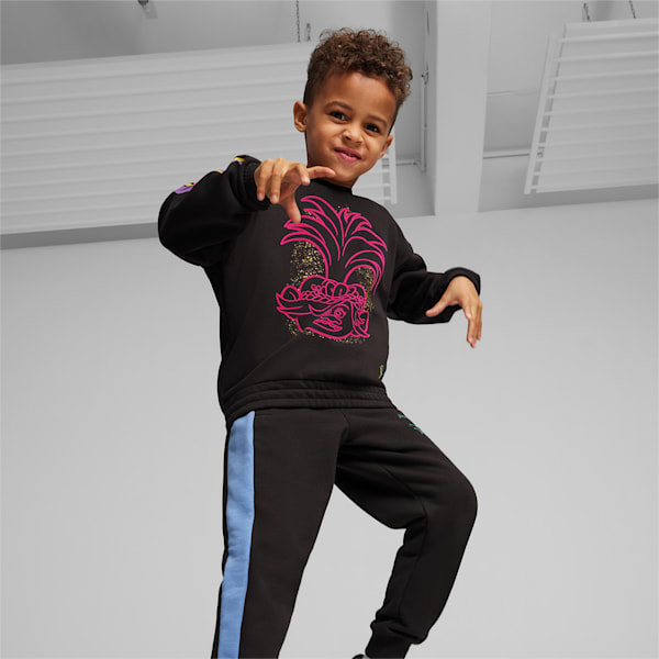 PUMA x TROLLS Kids' Sweatshirt, PUMA Black, extralarge-AUS