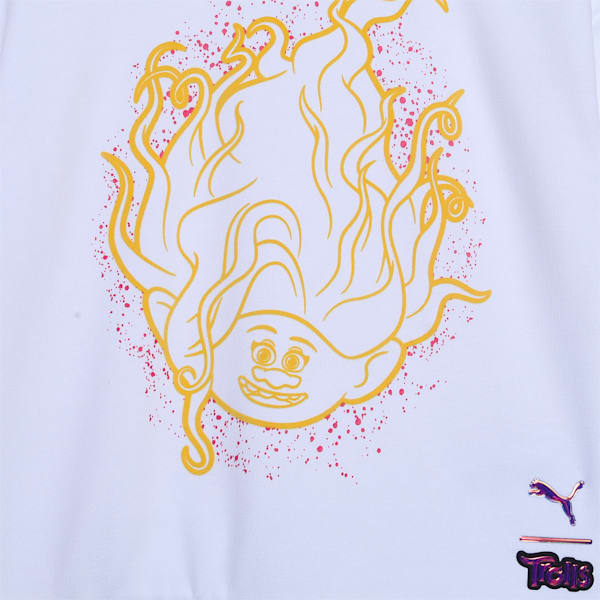 PUMA x TROLLS Kids' Sweatshirt, PUMA White, extralarge-IND