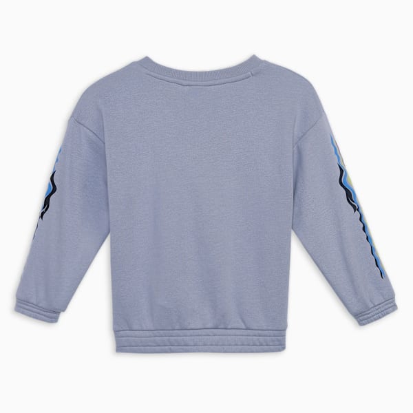 PUMA x TROLLS Kids' Crew Sweatshirt, Gray Fog, extralarge-IND
