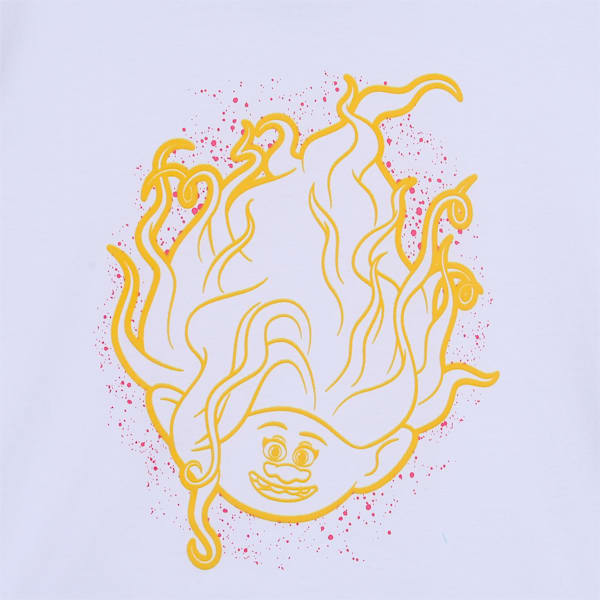 PUMA x TROLLS Kids' Graphic T-shirt, PUMA White, extralarge-IND
