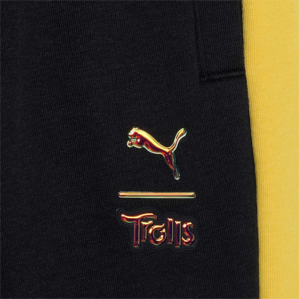 PUMA x TROLLS Kids' T7 Track Pants, PUMA Black, extralarge-IND