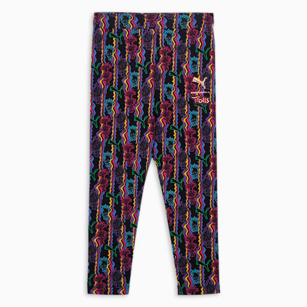 PUMA x TROLLS Kids' Leggings, PUMA Black, extralarge-IND