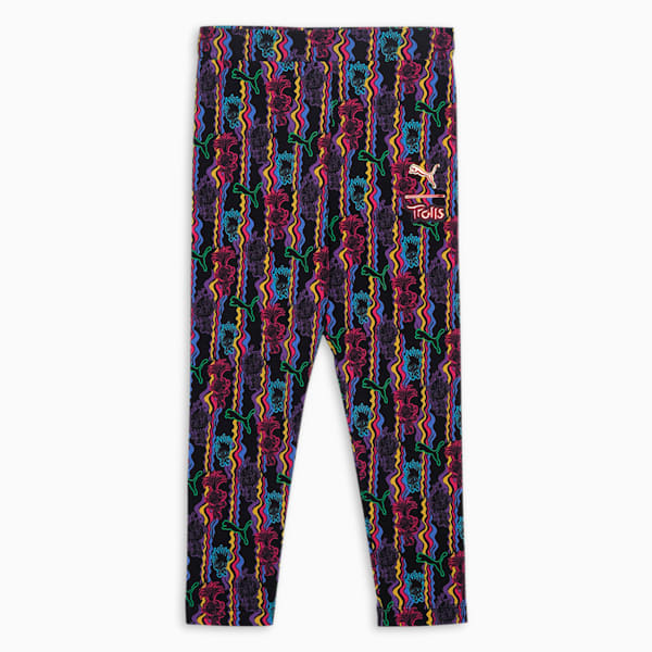 PUMA x TROLLS Kids' Leggings, PUMA Black, extralarge-IND