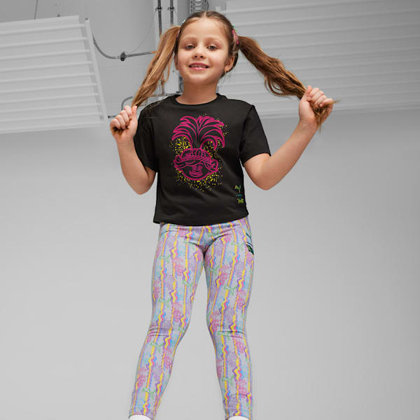 PUMA x TROLLS Kids' Leggings, Gray Fog, extralarge-IND