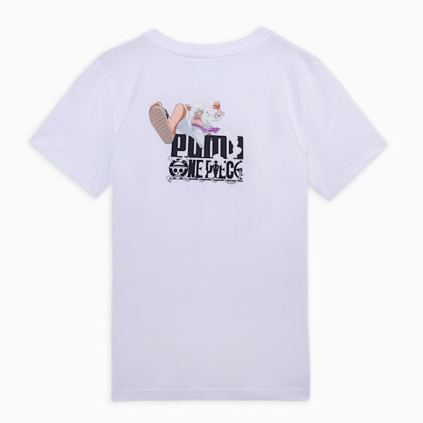 PUMA x ONE PIECE Youth Graphic T-shirt, PUMA White, extralarge-IND