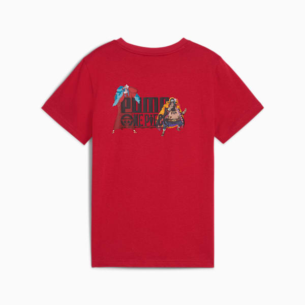 PUMA x ONE PIECE Youth Graphic T-shirt, Club Red, extralarge-IDN