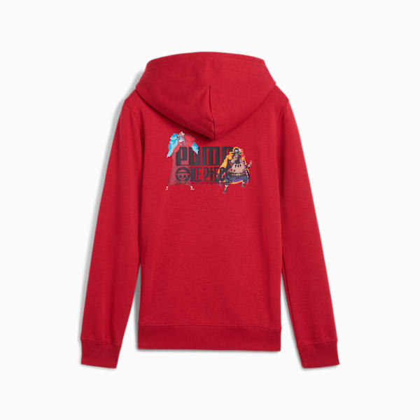 PUMA x ONE PIECE Youth Hoodie, Club Red, extralarge-IDN