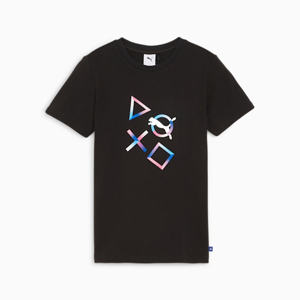 PUMA x PLAYSTATION® Big Kids' Tee, PUMA Black, extralarge