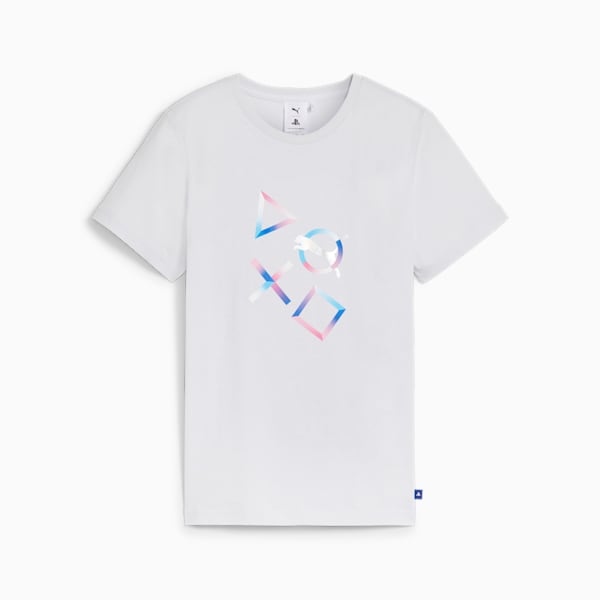キッズ ボーイズ PUMA x PlayStation グラフィック 半袖 Tシャツ 128-164cm, Silver Mist, extralarge-AUS