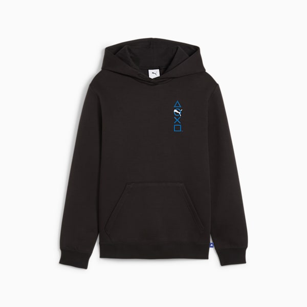 Sudadera con capucha juvenil PUMA x PLAYSTATION®, PUMA Black, extralarge