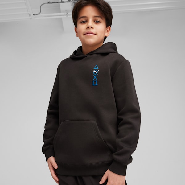 PUMA x PLAYSTATION Big Hoodie Boys Black Size XS Kids