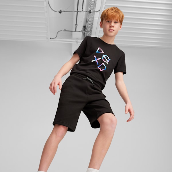 PUMA x PLAYSTATION Youth Shorts, PUMA Black, extralarge-IND