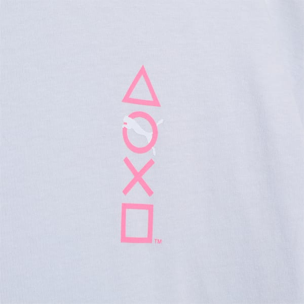 PUMA x PLAYSTATION Youth T-shirt, Silver Mist, extralarge-IND