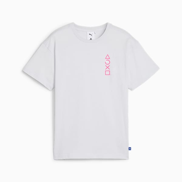 キッズ ボーイズ PUMA x PlayStation エレベーテッド 半袖 Tシャツ 128-164cm, Silver Mist, extralarge-JPN