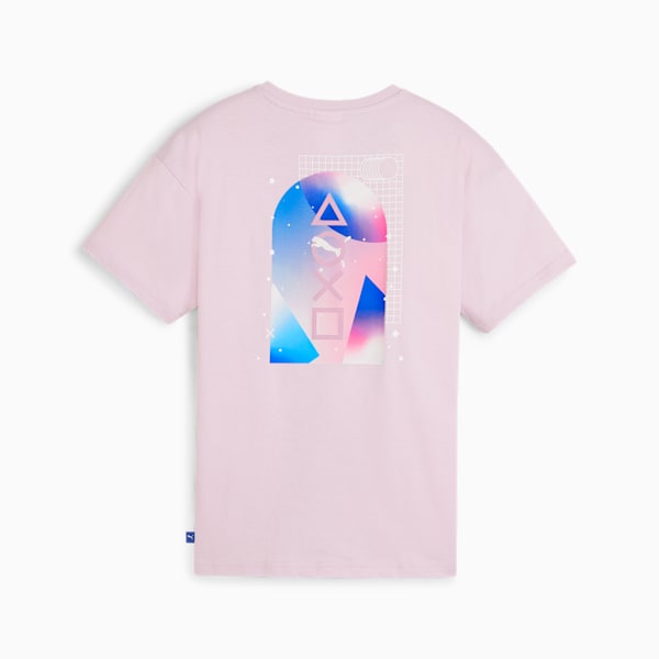 PUMA x PLAYSTATION® Big Kids' Tee II, Grape Mist, extralarge