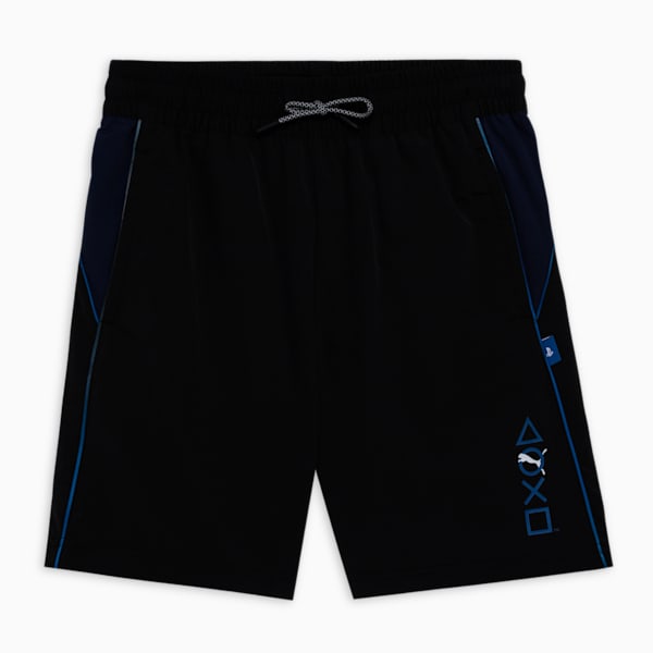 PUMA x PLAYSTATION Youth Shorts, PUMA Black, extralarge-IND