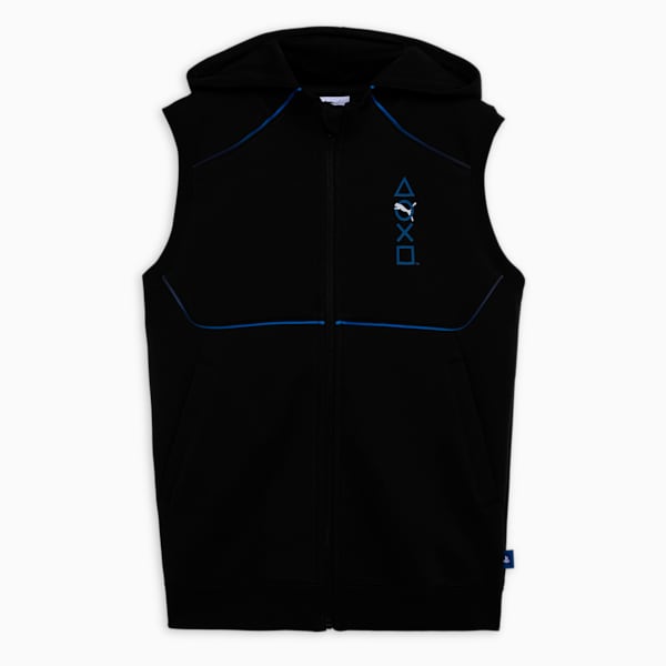 PUMA x PLAYSTATION Youth Sleeveless Hoodie, PUMA Black, extralarge-IND