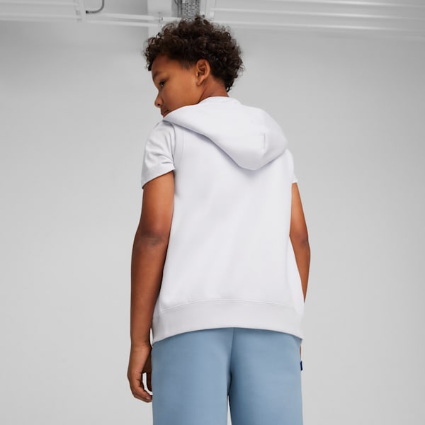 PUMA x PLAYSTATION Youth Sleeveless Hoodie, Silver Mist, extralarge-IND