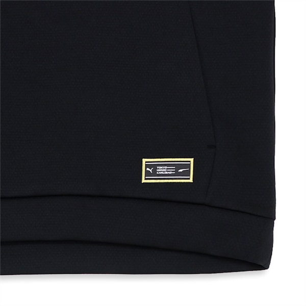 メンズ ゴルフ ストレッチ スローガン ロゴ クルー スウェット, PUMA Black, extralarge-JPN