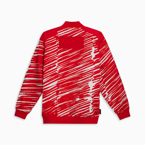 Chamarra de carrera SCUDERIA FERRARI x JOSHUA VIDES para hombre, Rosso Corsa, extralarge