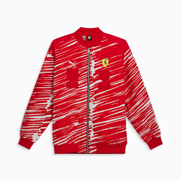 SCUDERIA FERRARI x JOSHUA VIDES Men's Race Jacket, Rosso Corsa, extralarge