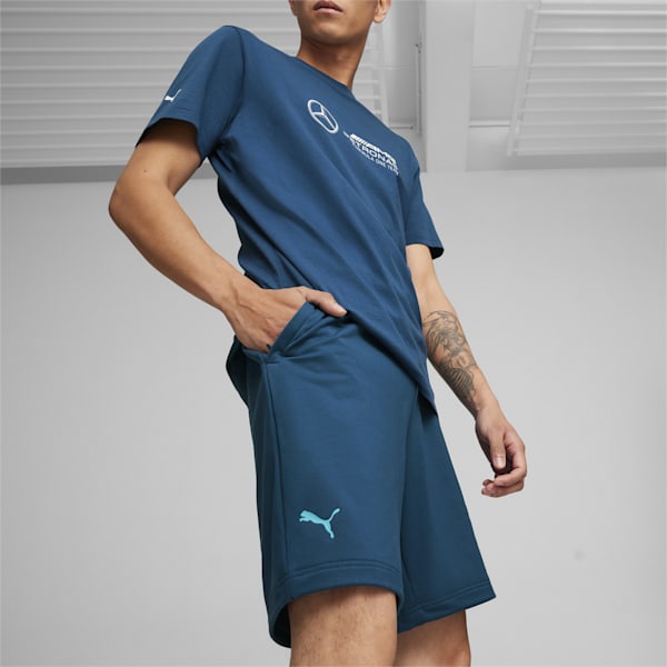 Mercedes-AMG Petronas Motorsport CLOUDSPUN Men's Shorts, Ocean Tropic, extralarge-IND