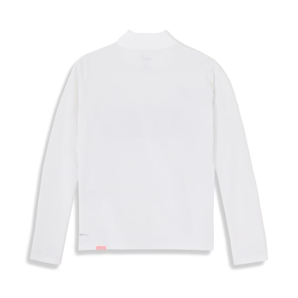 ウィメンズ ゴルフ ストレッチ ビッグプーマロゴ モックネックシャツ 長袖, White Glow, extralarge-JPN